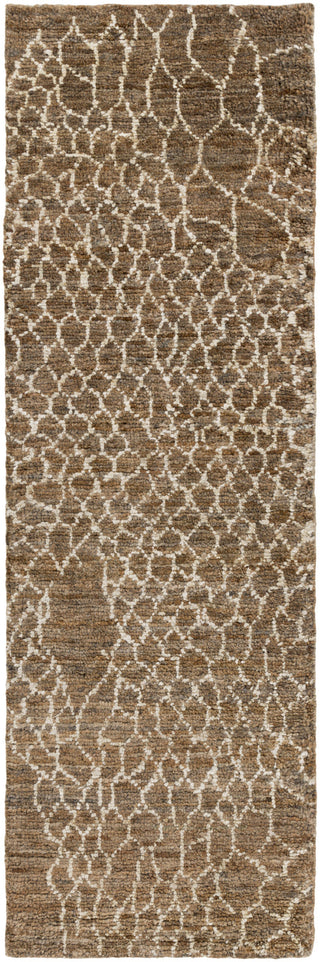 Surya Bjorn BJR-1012 Mocha Area Rug by Jill Rosenwald 2'6'' x 8' Runner