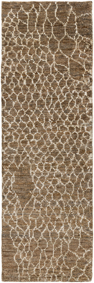 Surya Bjorn BJR-1012 Mocha Area Rug by Jill Rosenwald 2'6'' X 8' Runner