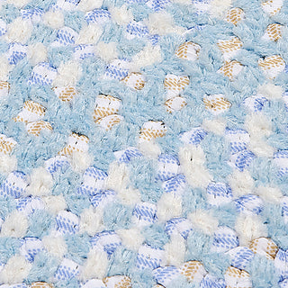 Colonial Mills Blokburst BK58 Sky Blue Area Rug Closeup Image