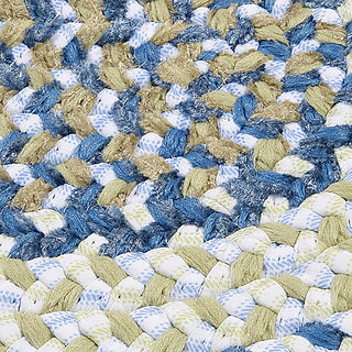 Colonial Mills Blokburst BK59 Blueberry Pie Area Rug Closeup Image