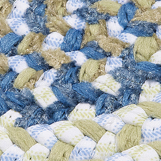 Colonial Mills Blokburst BK59 Blueberry Pie Area Rug Detail Image