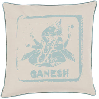 Surya Big Kid Blocks Ganesh BKB-001 Pillow by Mike Farrell 18 X 18 X 4 Poly filled