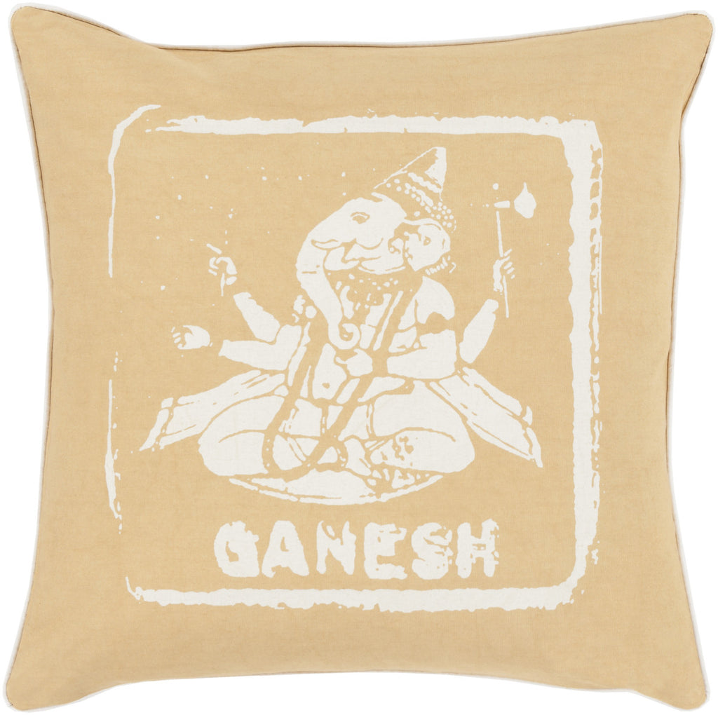 Surya Big Kid Blocks Ganesh BKB-004 Pillow by Mike Farrell 18 X 18 X 4 Poly filled