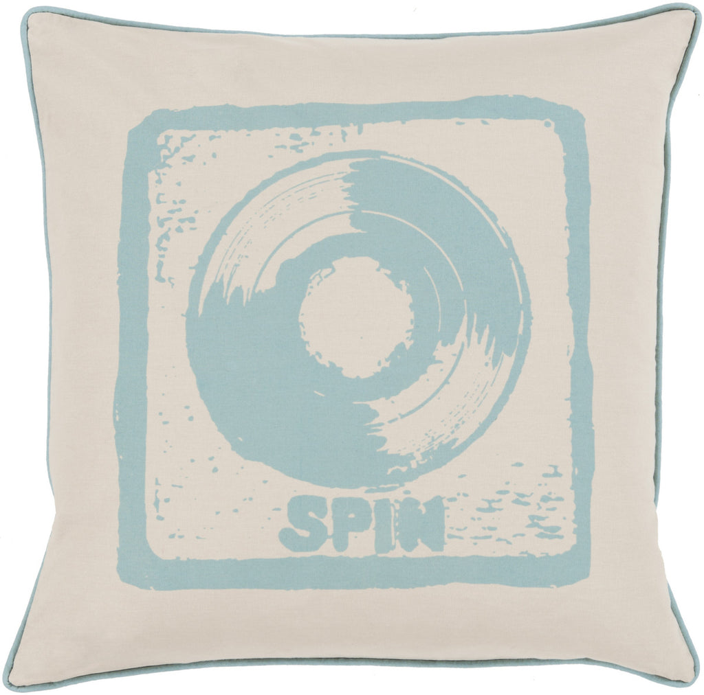 Surya Big Kid Blocks Spin BKB-008 Pillow by Mike Farrell 18 X 18 X 4 Poly filled