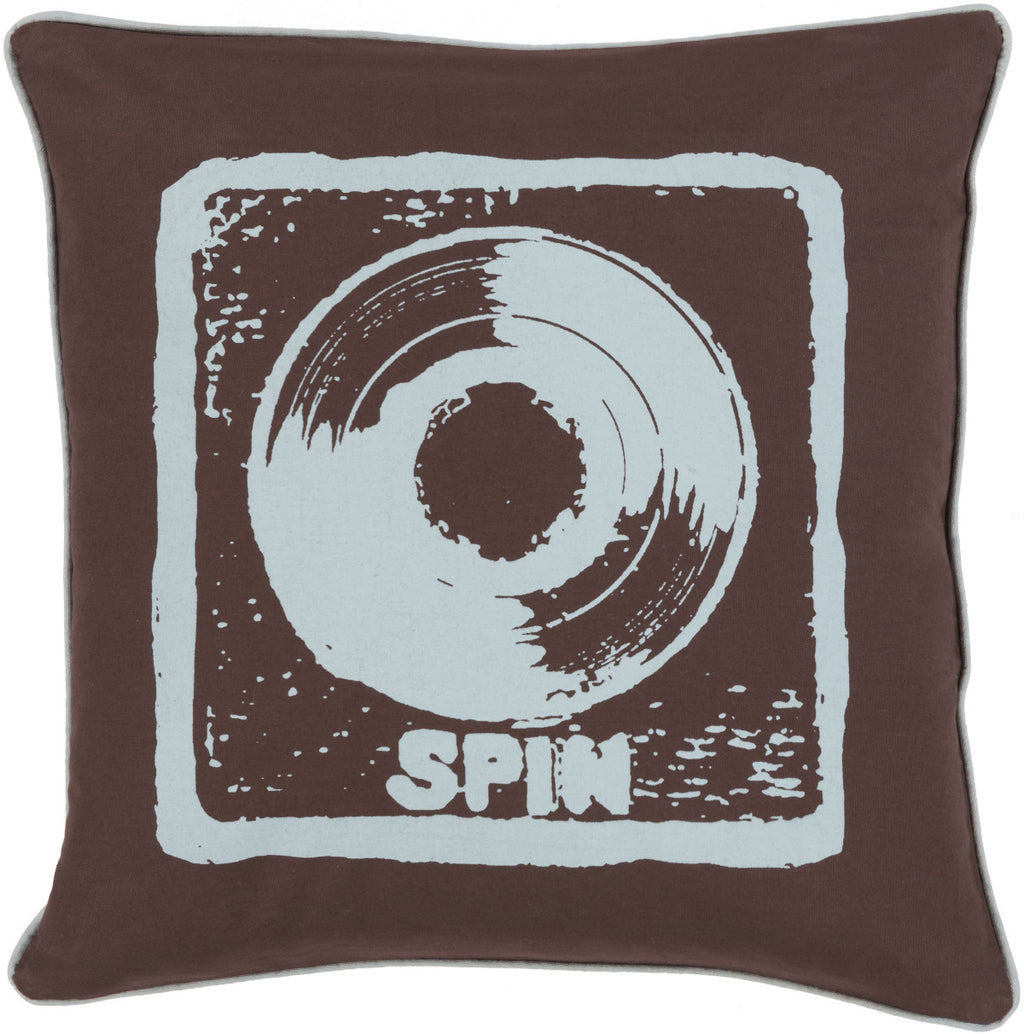 Surya Big Kid Blocks Spin BKB-013 Pillow by Mike Farrell 18 X 18 X 4 Poly filled
