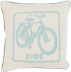 Surya Big Kid Blocks Ride BKB-015 Pillow by Mike Farrell 18 X 18 X 4 Down filled