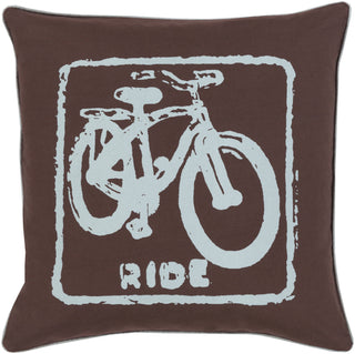 Surya Big Kid Blocks Ride BKB-020 Pillow by Mike Farrell 18 X 18 X 4 Poly filled