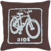 Surya Big Kid Blocks Ride BKB-020 Pillow by Mike Farrell 18 X 18 X 4 Down filled
