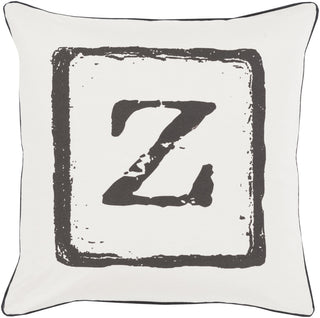 Surya Big Kid Blocks 'Z' BKB-033 Pillow by Mike Farrell 18 X 18 X 4 Poly filled