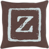Surya Big Kid Blocks 'Z' BKB-034 Pillow by Mike Farrell 22 X 22 X 5 Down filled