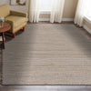 LR Resources Bleached Naturals Contemporary Jute Bleach / Ivory Area Rug Lifestyle Image Feature
