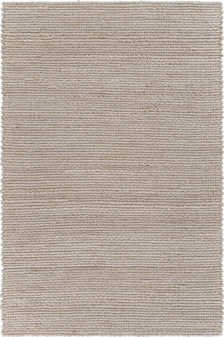 LR Resources Bleached Naturals Contemporary Jute Bleach / Ivory Area Rug main image