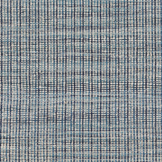 LR Resources Bleached Naturals Persian Blue Jute Area Rug Detail Image