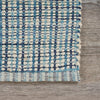 LR Resources Bleached Naturals Persian Blue Jute Area Rug Angle Image