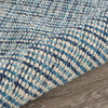 LR Resources Bleached Naturals Persian Blue Jute Area Rug Pile Image