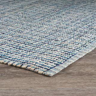 LR Resources Bleached Naturals Persian Blue Jute Area Rug Corner Image