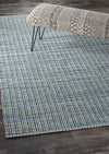 LR Resources Bleached Naturals Persian Blue Jute Area Rug Lifestyle Image