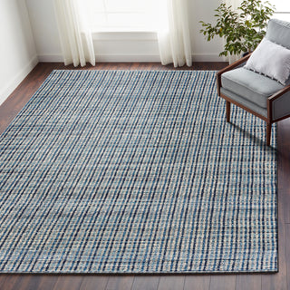 LR Resources Bleached Naturals Persian Blue Jute Area Rug Lifestyle Image Feature