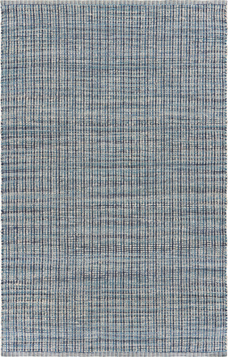 LR Resources Bleached Naturals Persian Blue Jute Area Rug main image