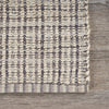 LR Resources Bleached Naturals Coffee Jute Bleach / Brown Area Rug Angle Image