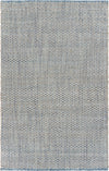 LR Resources Bleached Naturals Toned Blue Jute Area Rug main image