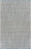 LR Resources Bleached Naturals Toned Blue Jute Area Rug 8' 0'' X 0' 0'' Main Image