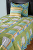 Rizzy BTLF01 Plaid Sage Bedding by Laura Fair main image