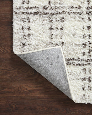 Loloi II Bliss Shag BLS-03 Cream/Grey Area Rug Backing Image