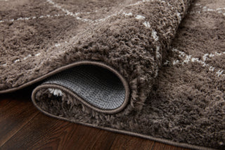 Loloi II Bliss Shag BLS-04 Bark/Grey Area Rug Pile Image