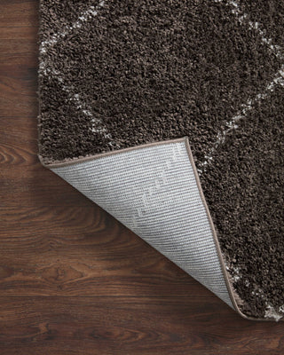 Loloi II Bliss Shag BLS-04 Bark/Grey Area Rug Backing Image