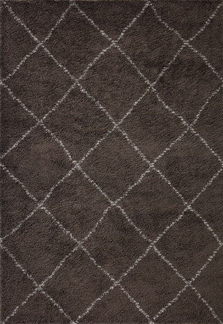 Loloi II Bliss Shag BLS-04 Bark/Grey Area Rug main image