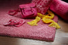 KAS Bliss 1576 Hot Pink Shag Area Rug Main Image Feature