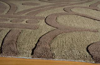 Momeni Bliss BS-07 Olive Area Rug Closeup