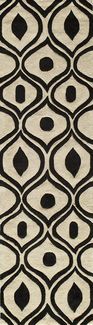 Momeni Bliss BS-09 Black Area Rug Closeup