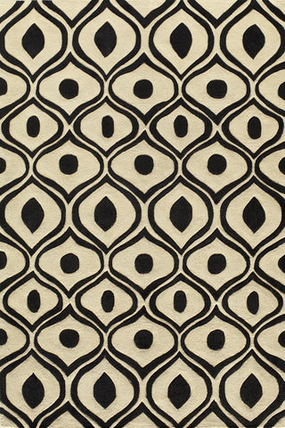 Momeni Bliss BS-09 Black Area Rug 