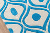 Momeni Bliss BS-09 Blue Area Rug Closeup