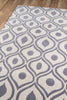 Momeni Bliss BS-09 Grey Area Rug Corner Shot Feature
