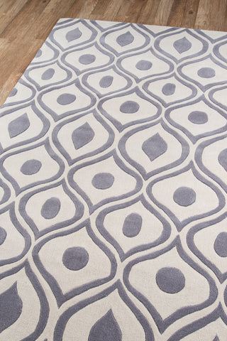 Momeni Bliss BS-09 Grey Area Rug Corner Shot Feature