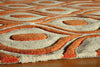 Momeni Bliss BS-09 Orange Area Rug Closeup