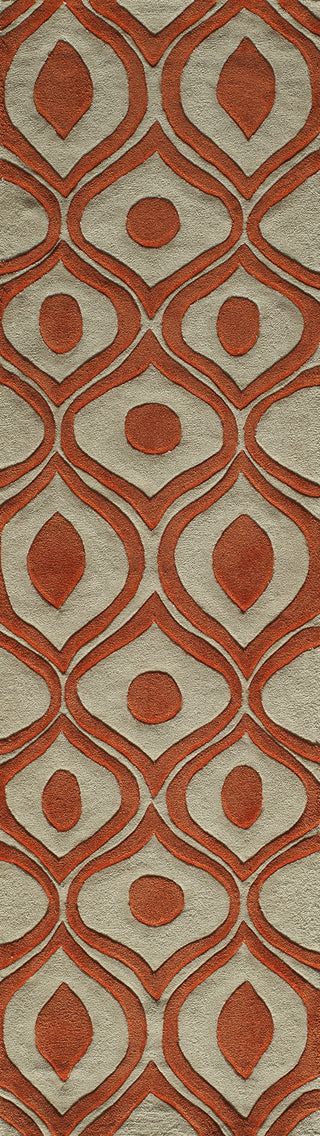 Momeni Bliss BS-09 Orange Area Rug Runner