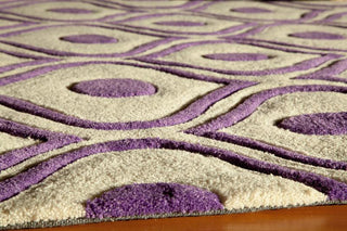 Momeni Bliss BS-09 Purple Area Rug Corner Shot