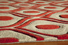 Momeni Bliss BS-09 Red Area Rug Closeup