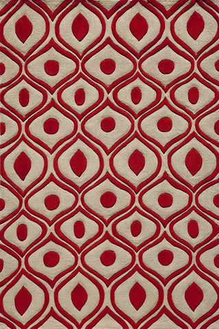 Momeni Bliss BS-09 Red Area Rug 