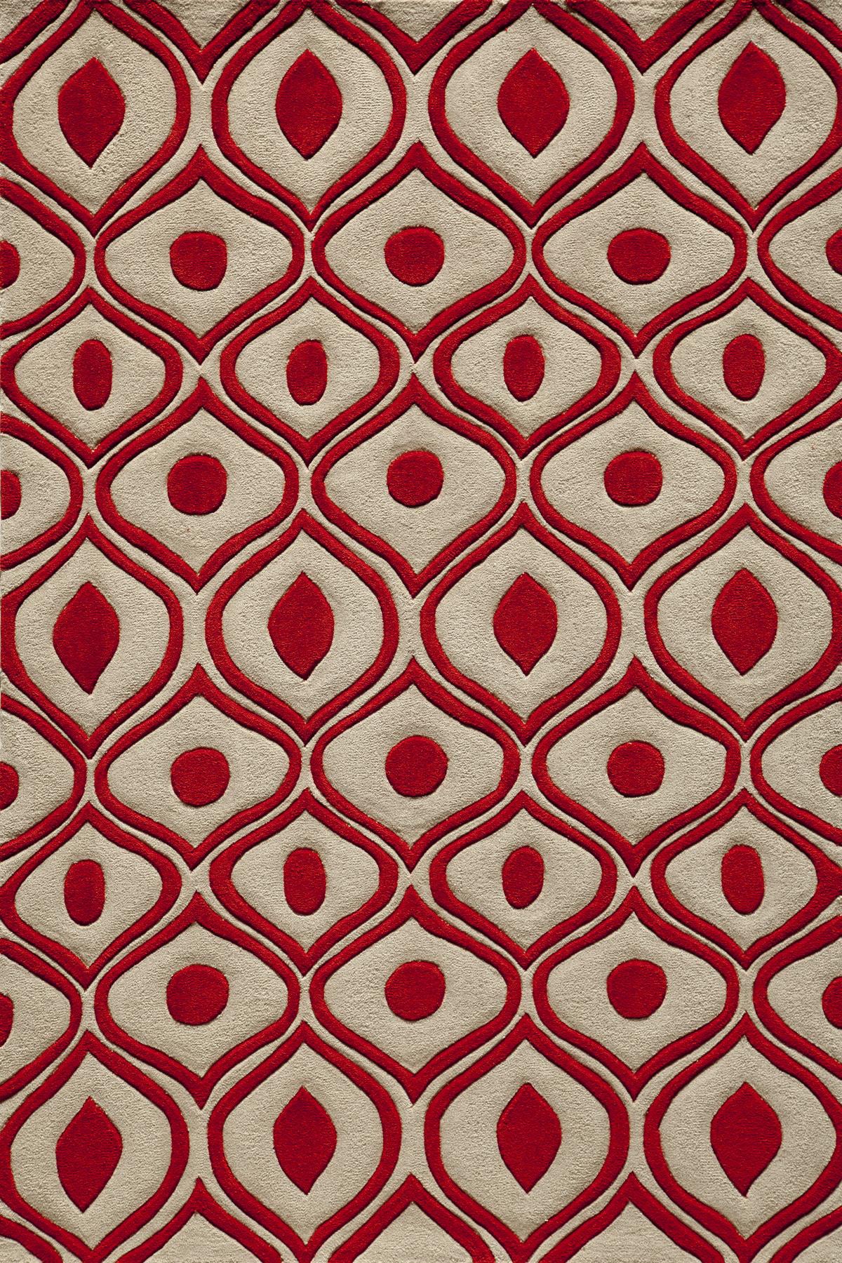 Momeni Bliss BS-09 Red Area Rug main image