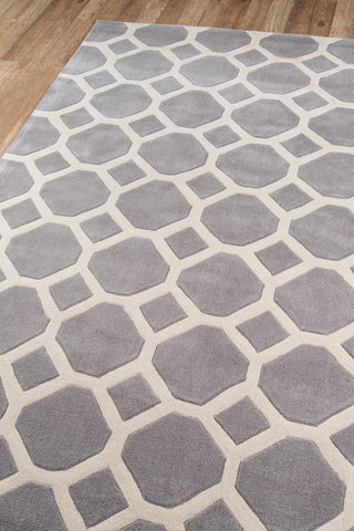 Momeni Bliss BS-11 Grey Area Rug Corner Shot Feature