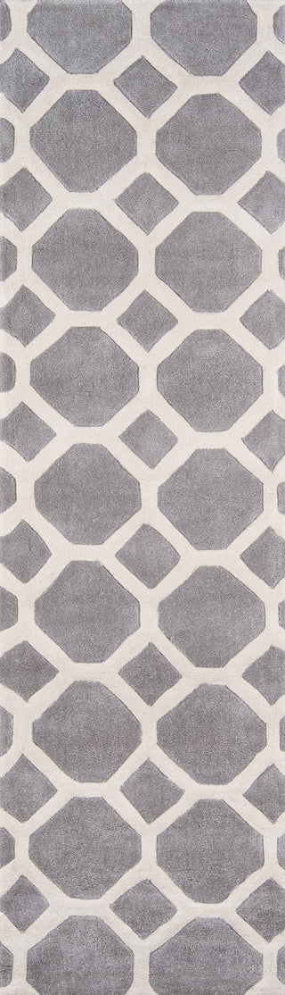 Momeni Bliss BS-11 Grey Area Rug Runner