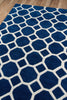Momeni Bliss BS-11 Navy Area Rug Corner Shot Feature