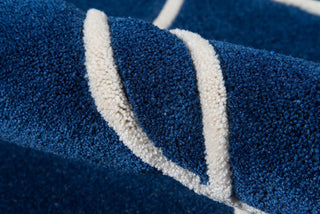 Momeni Bliss BS-12 Navy Area Rug Detail Shot