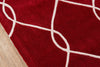 Momeni Bliss BS-12 Red Area Rug Closeup
