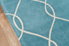 Momeni Bliss BS-12 Teal Area Rug Closeup